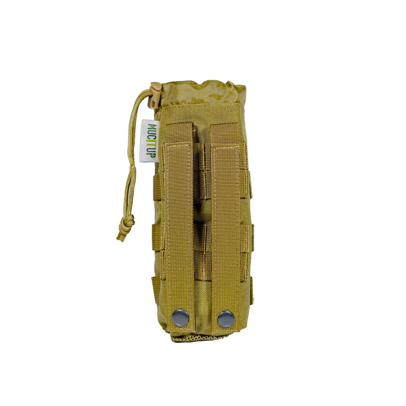MUCITUP MUCTAC MOLLE Water Bottle Holder 500D Nylon Pouch – Black, Camo, Khaki - We The Collective