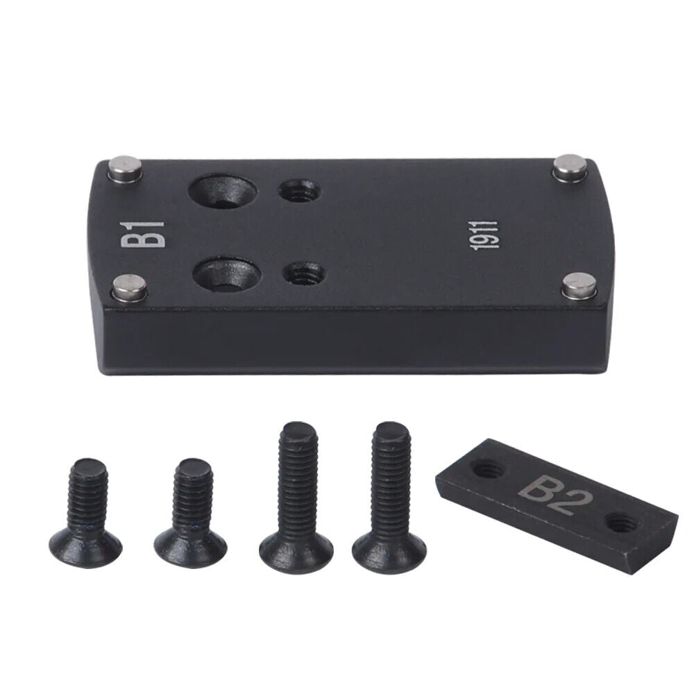 Red Win Pistol Sight Mount Bases - Glk, 1911, Sig, Beretta, Springfield, HK - We The Collective