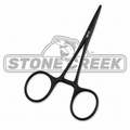 Large loop forceps by Stone Creek Outfitters, 5.5-inch stainless steel tweezers for precise handling and fishing tasks.