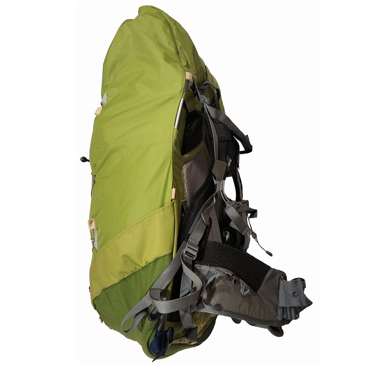 Light Hiking Gear Aarn Natural Balance Backpack, 59 or 63 liters, outdoor hiking backpack with adjustable straps and multiple compartments.
