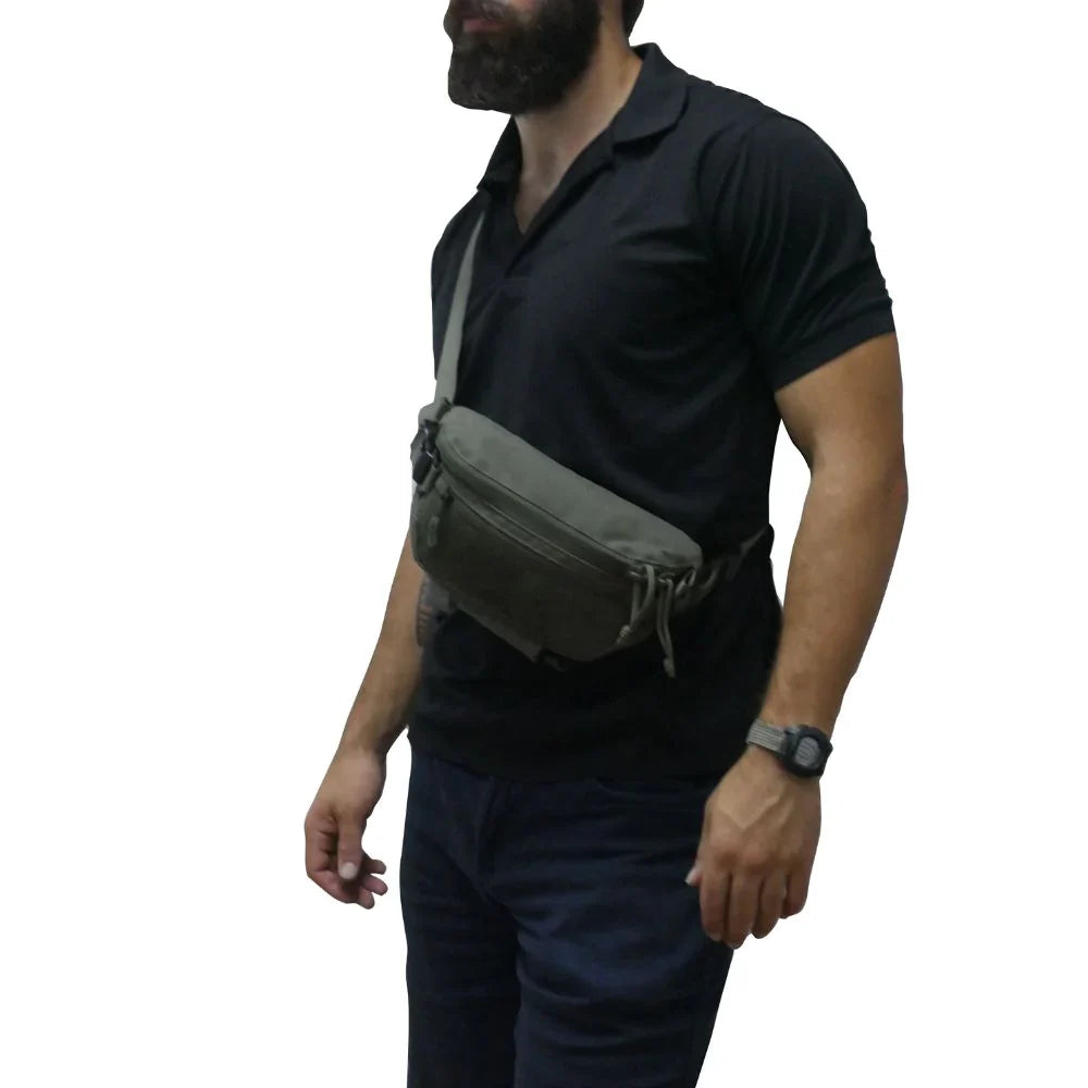 Six pack Hanger Pouch from HCC Tactical, durable tactical gear pouch with multiple compartments for versatile storage.
