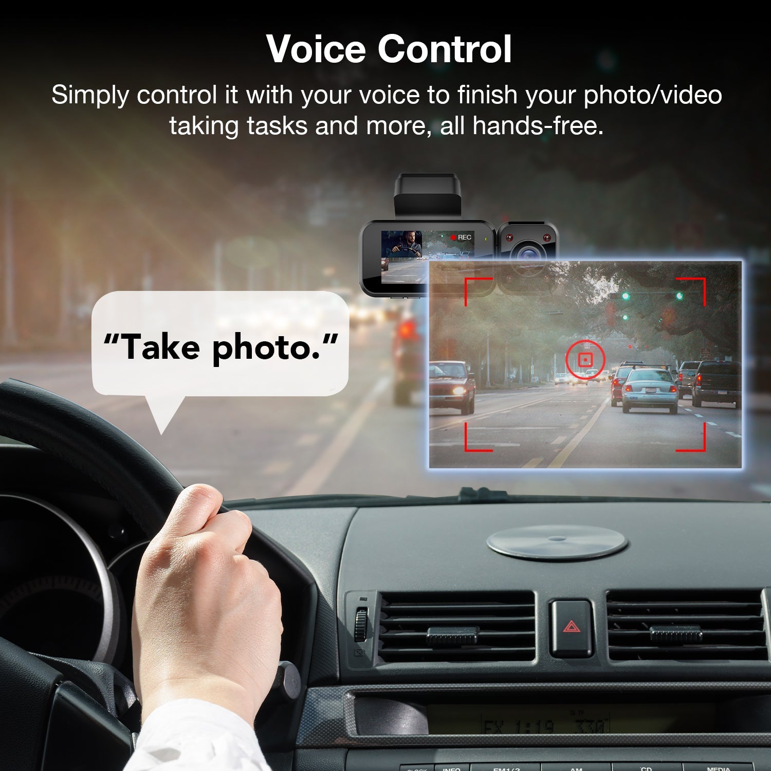 REXING V5C Plus Dash Cam Front 4K & 1080p Cabin Camera w/ Modular Capabilities, WiFi, and GPS - We The Collective