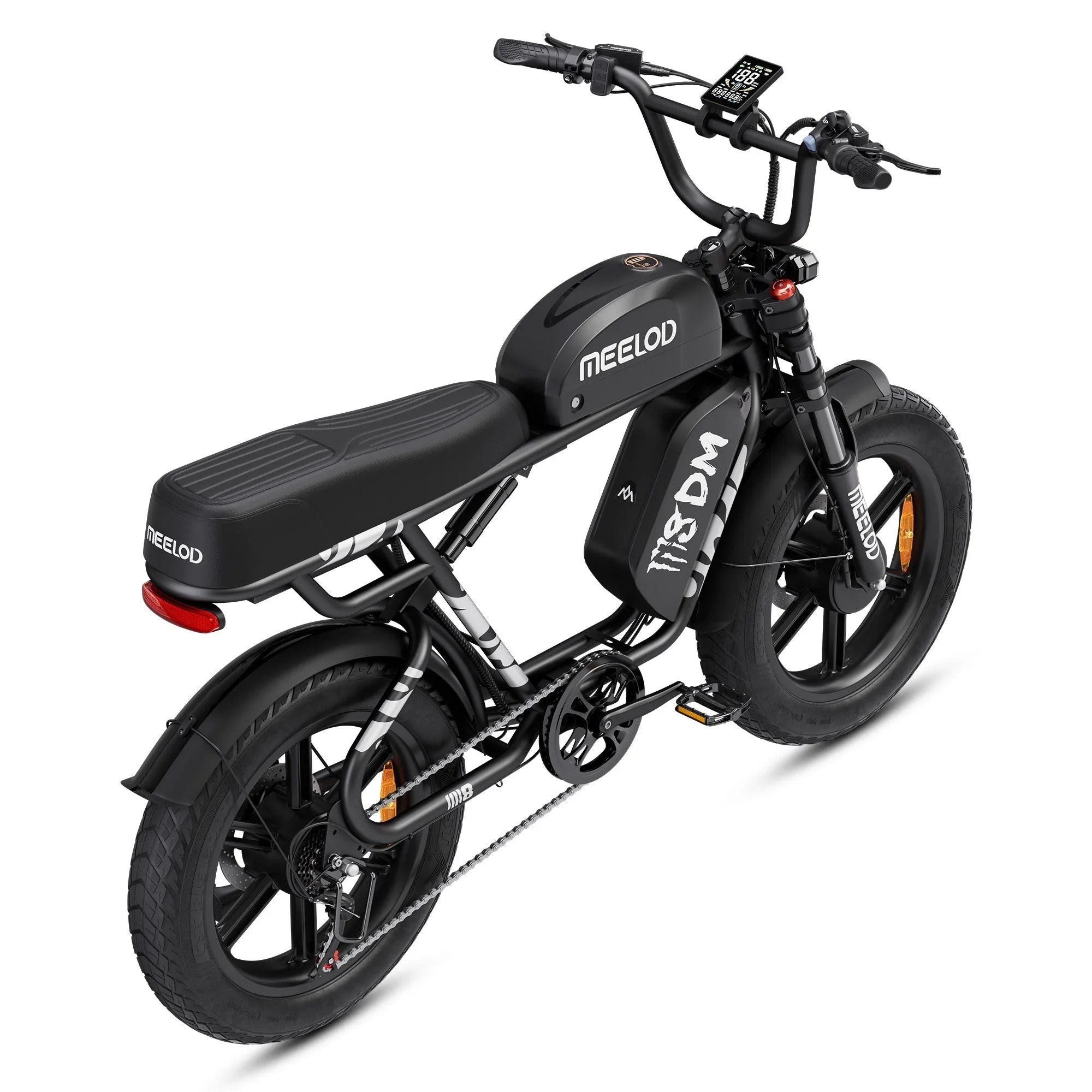 MEELOD M8DM | 2400W Dual Motor Fat Tire Ebike - OVERLANDERS Outfitter