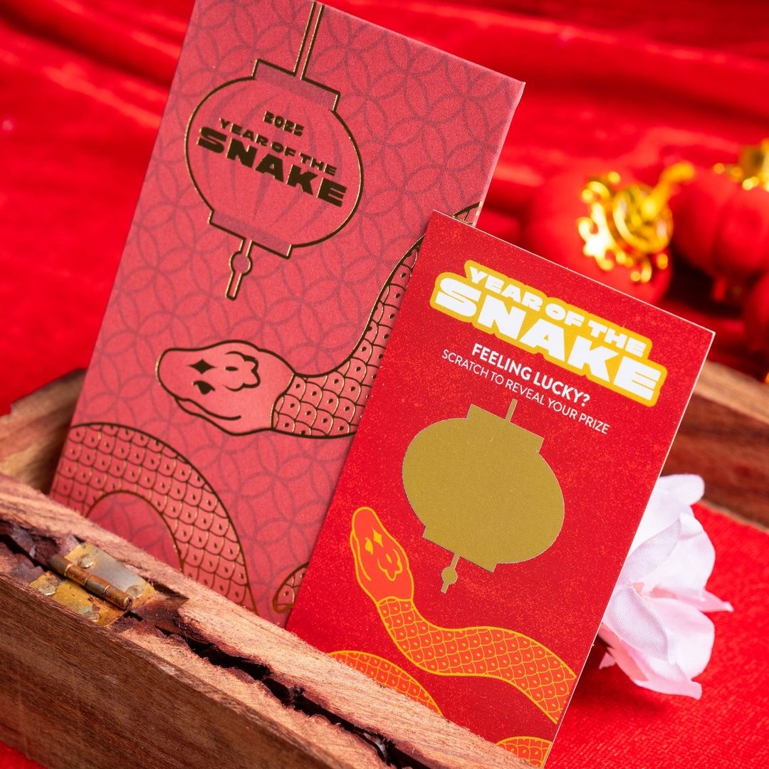 Rare Air Discs “Serpentine Dream” polarized sunglasses featuring a Chinese New Year-inspired design and sleek accessories style.