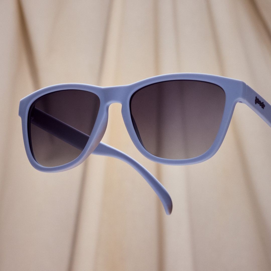 Rare Air Discs Zombie Skin Care Routine OG polarized sunglasses with black frames and dark lenses, showcasing a stylish accessory.