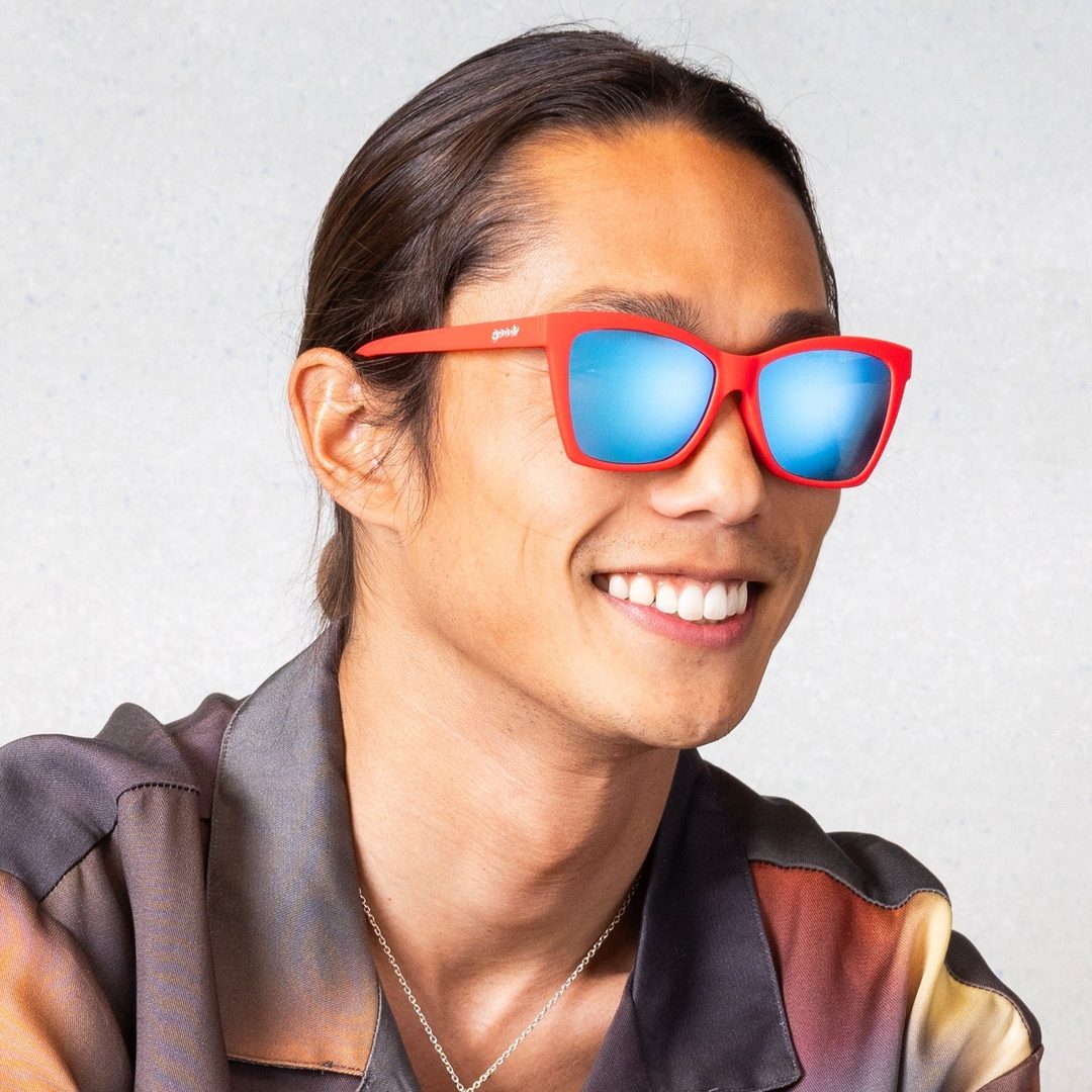 Polarized Pop G sunglasses by Rare Air Discs featuring Kiss Canvas "Sells It For Fortune" design, stylish accessories for sun protection.