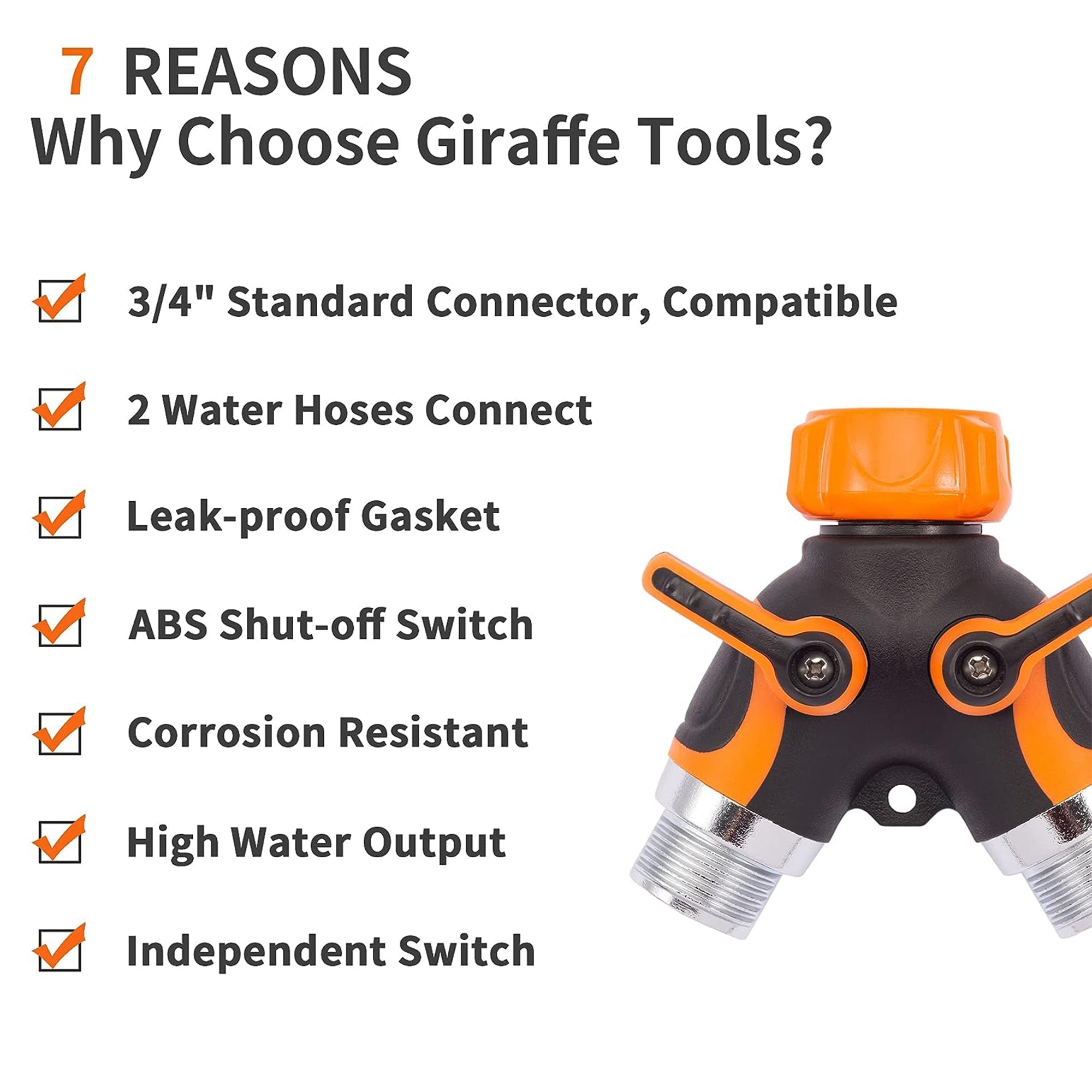 Metal Water Hose Splitter - OVERLANDERS Outfitter