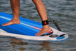 Backcountry Sportsman NN126 NeedleNose™ inflatable paddleboard in a pro package, shown inflated on water with paddle and accessories.