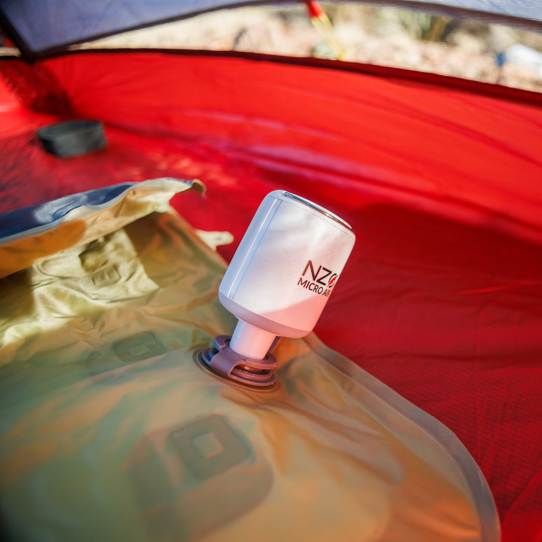 Near Zero Outdoor Gear insulated inflatable sleeping pad with a durable, lightweight design for camping comfort and warmth.