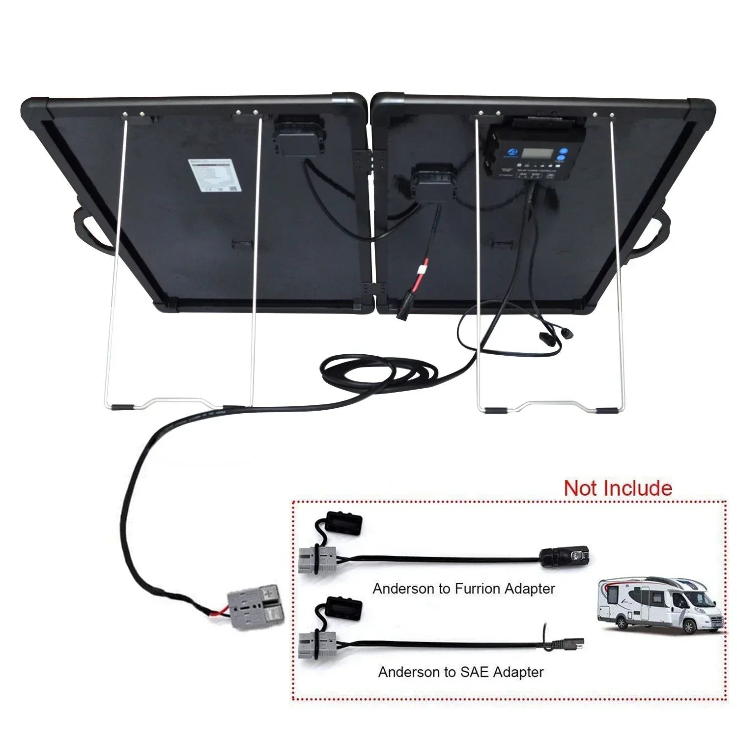 ACOPower Plk 120W Portable Solar Panel Kit, Lightweight Briefcase with 20A Charge Controller - OVERLANDERS Outfitter