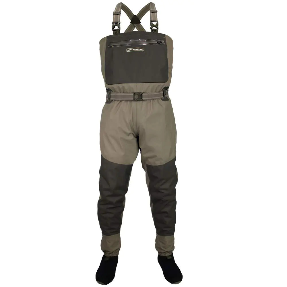 Paramount Outdoors Deep Eddy Breathable Stockingfoot Chest Fishing Wader (Large) - OVERLANDERS Outfitter