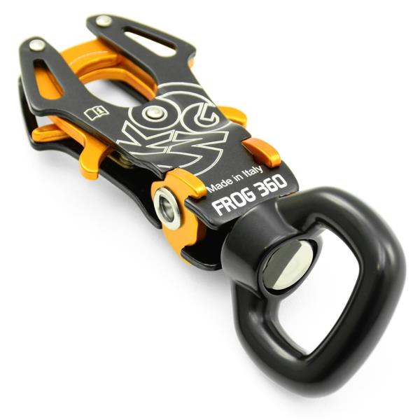 Ring Mountable Shackle Swivel for Suspension Rings - 23kn - Frog 360 - Textile Friendly Swivel - We The Collective