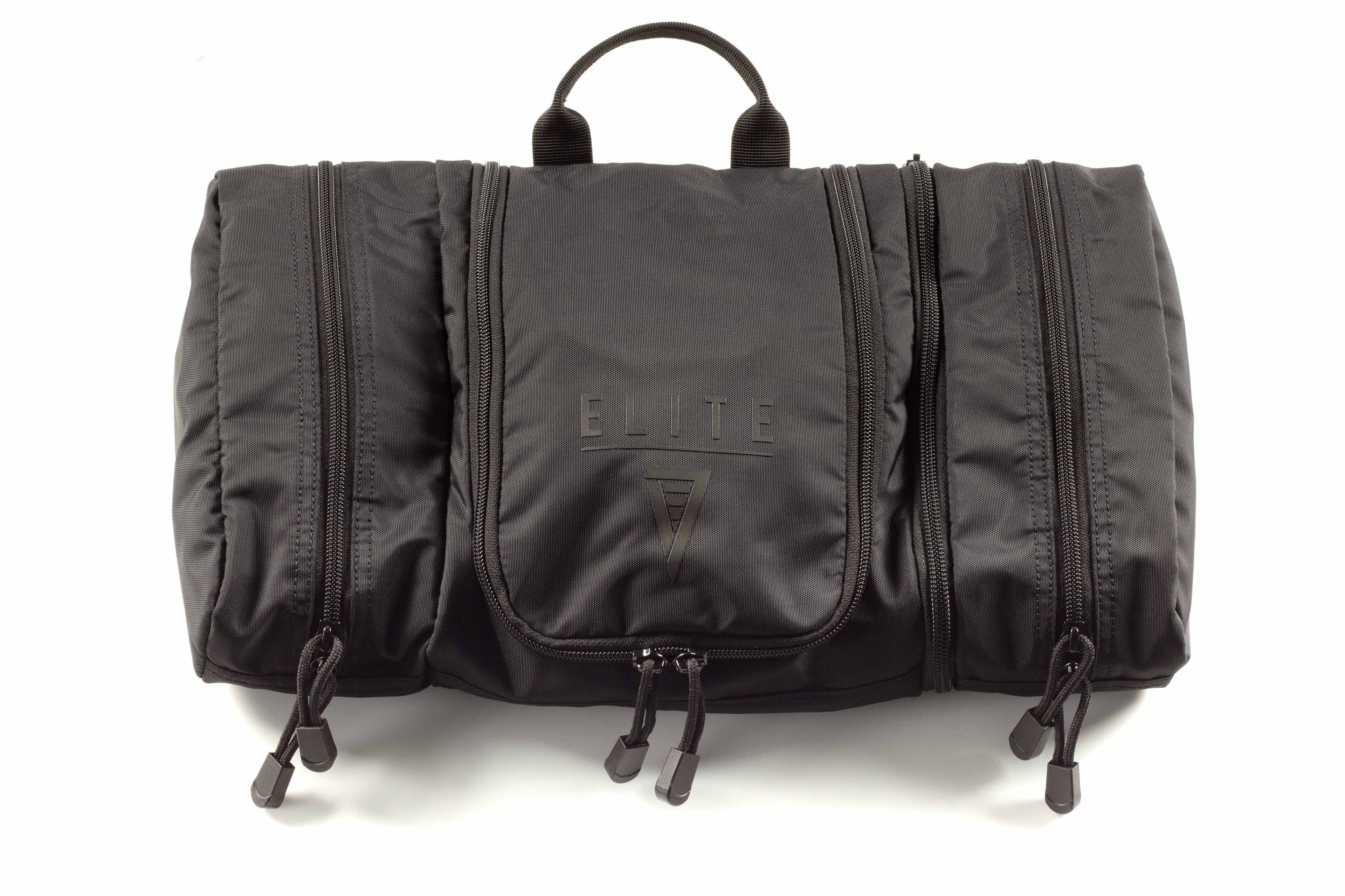Travel Prone™ Toiletry Kit in luggage style by Elite Survival Systems, with zipped compartments and compact design for travel organization.