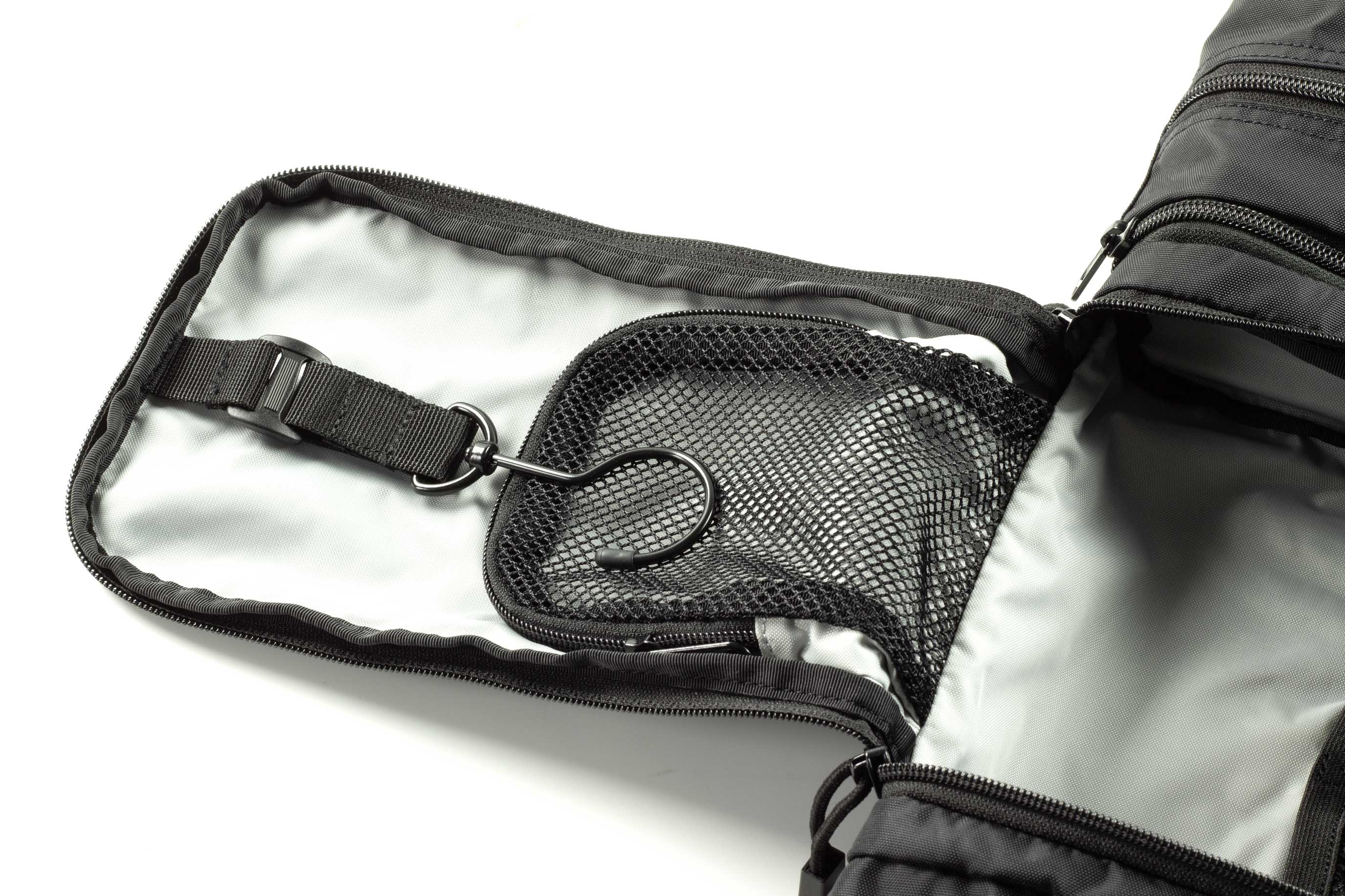 Elite Survival Systems Travel Prone™ Toiletry Kit with hook, compact luggage organizer for toiletries and personal items.