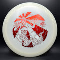 Glow C-Line FD disc golf stamp featuring Mystic RAD Vision design on Rare Air Discs disc golf disc.
