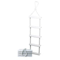 Attwood Rope Ladder by Wake World Parts featuring durable ropes and sturdy rungs, ideal for easy access to boats.
