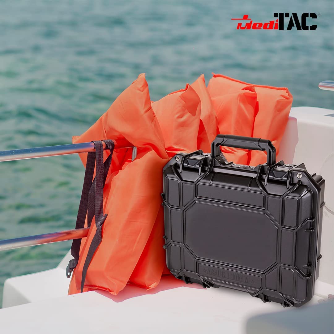Fully Stocked Marine First Aid Medical Kit in Lightweight Waterproof Case - We The Collective