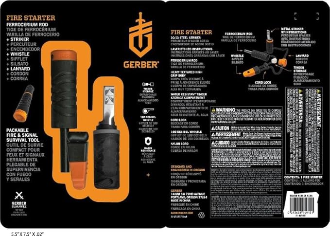 Gerber Firestarter by Americana Pipedream Apparel, featuring a compact design and durable ignition mechanism.