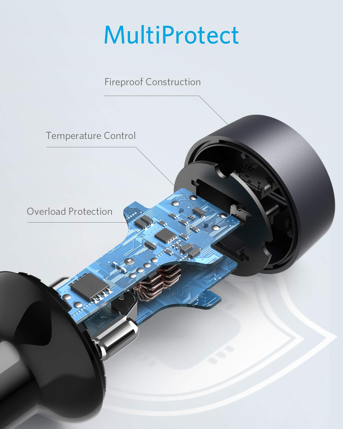 Anker <b>PowerDrive III</b> Duo USB-C Car Charger - We The Collective