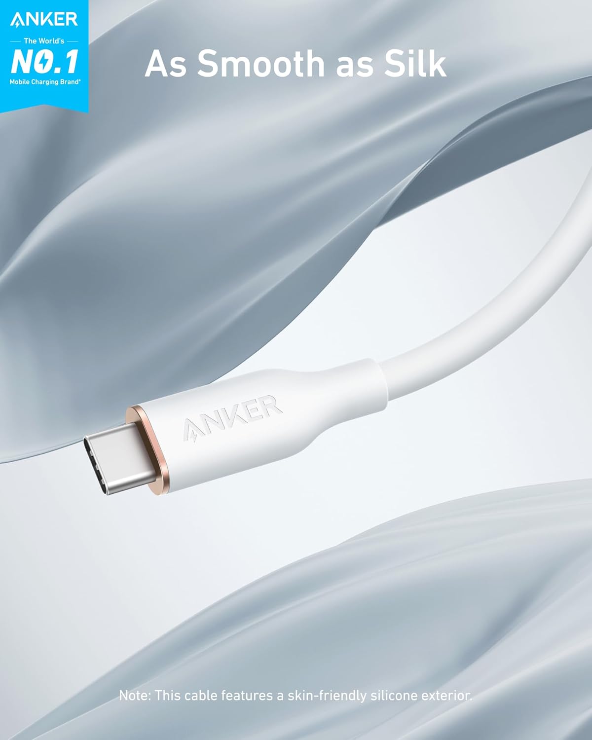 Anker <b>643</b> USB-C to USB-C Cable (Flow, Silicone) - We The Collective
