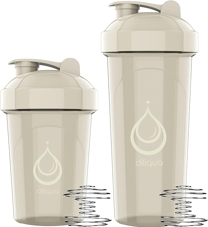 10 PACK- Shaker Bottles with Wire Whisks for Protein Mixes | Leakproof Blender Shaker Bottle Pack | BPA-Free & Dishwasher Safe | Large 28oz & Small 20oz shaker bottle | Shaker Cups for shakes - OVERLANDERS Outfitter