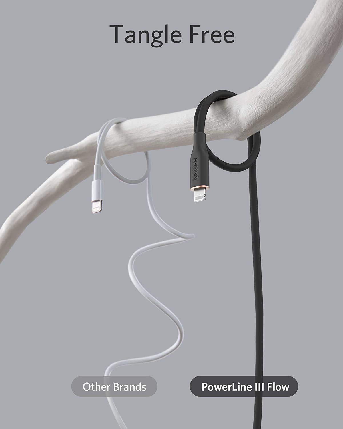 Anker <b>641</b> USB-C to Lightning Cable (Flow, 3 ft Silicone) - We The Collective