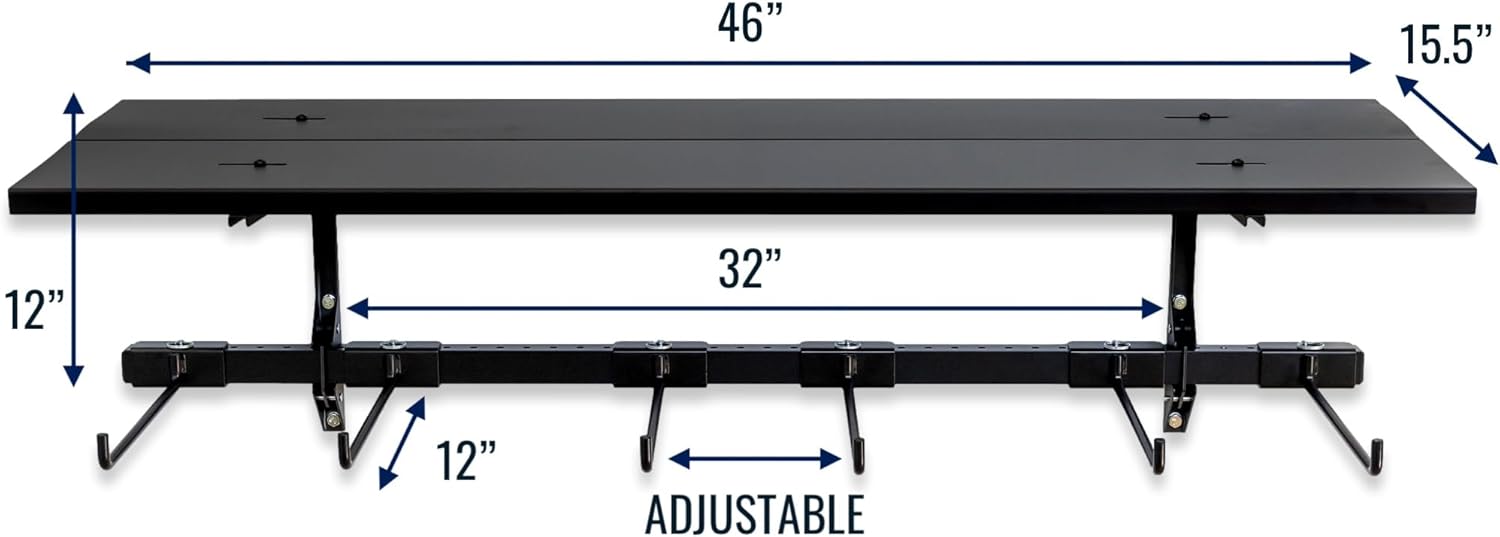 Chair Rack & Shelf | G-Chair Solid Shelf | Holds 300 lbs - OVERLANDERS Outfitter
