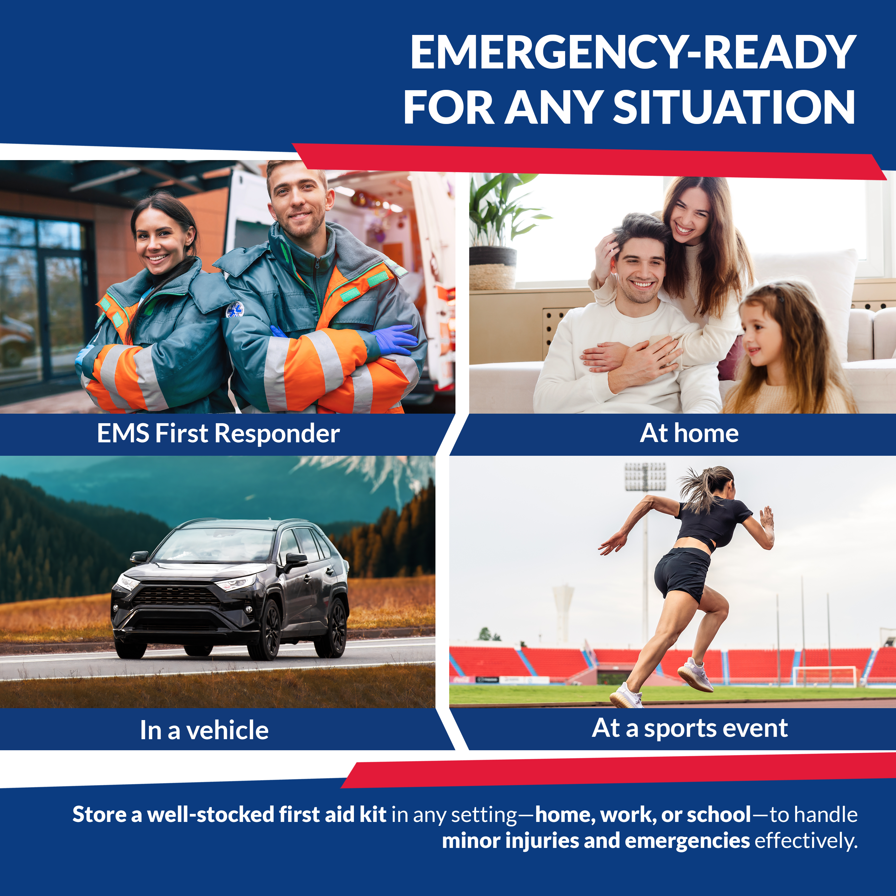 Fully Stocked First Responder Trauma Kit - We The Collective
