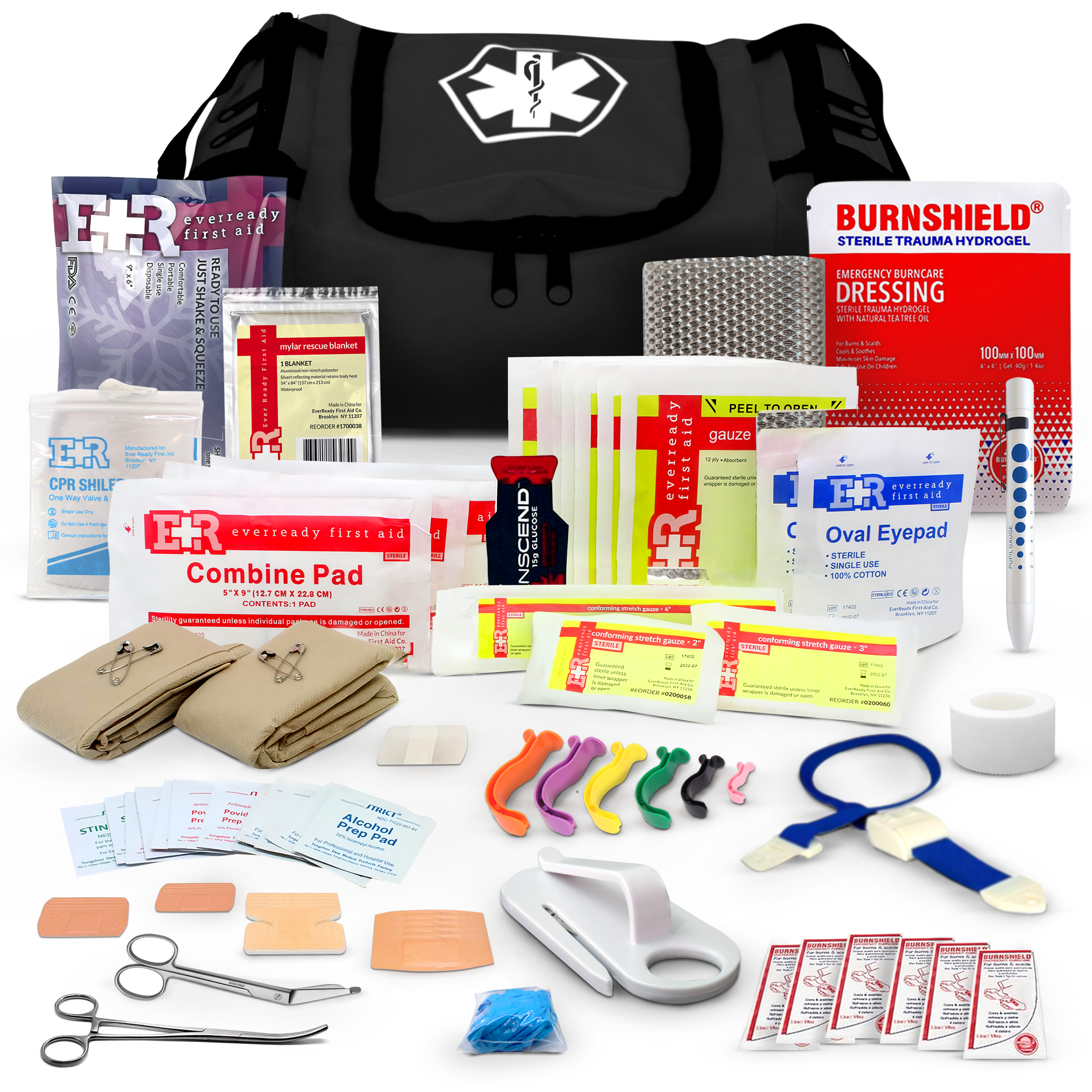 Fully Stocked First Responder Trauma Kit - We The Collective
