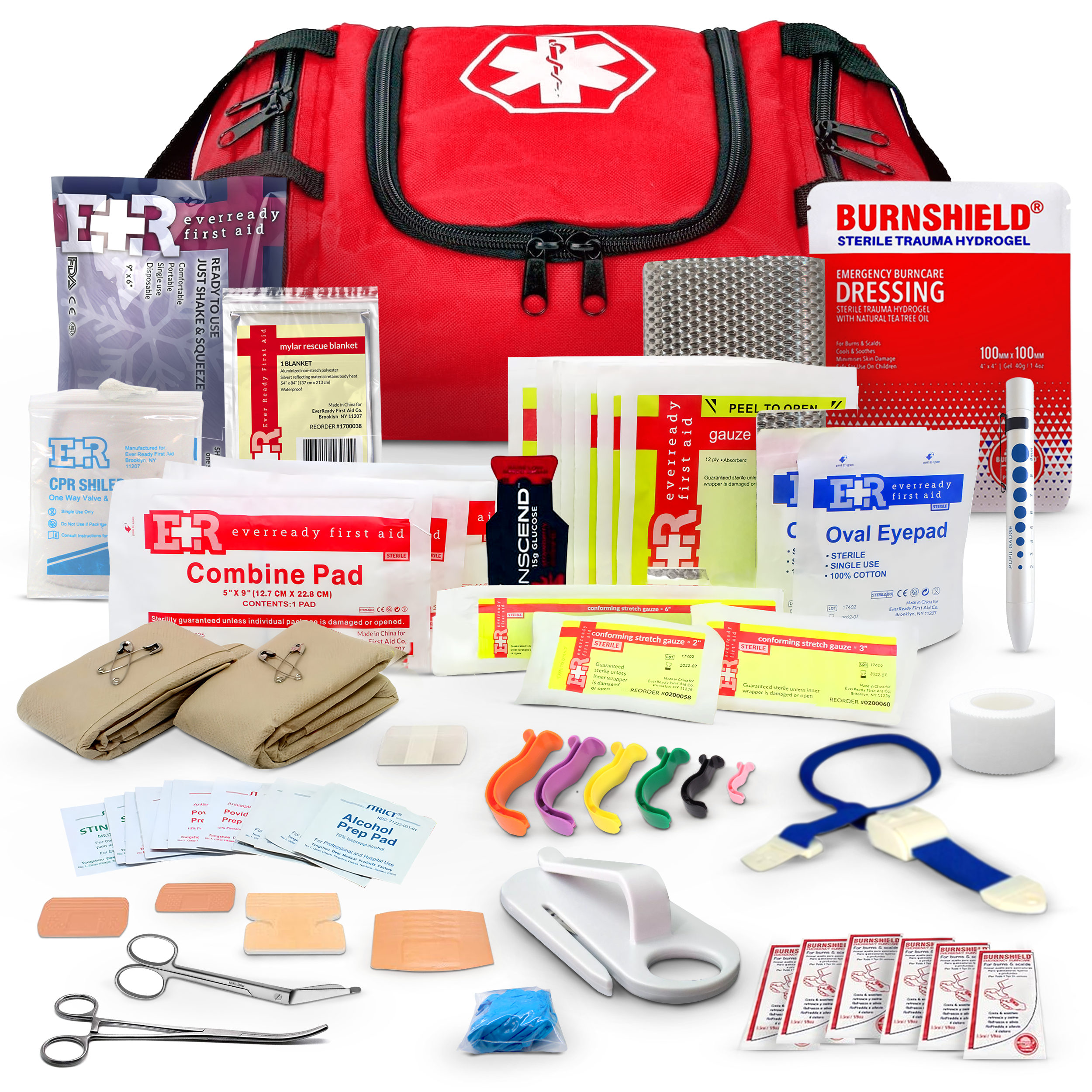 Fully Stocked First Responder Trauma Kit - We The Collective