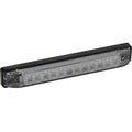 Attwood 6-inch LED utility courtesy light in white, 12V interior light for boats or vehicles, with clear lens and compact design.
