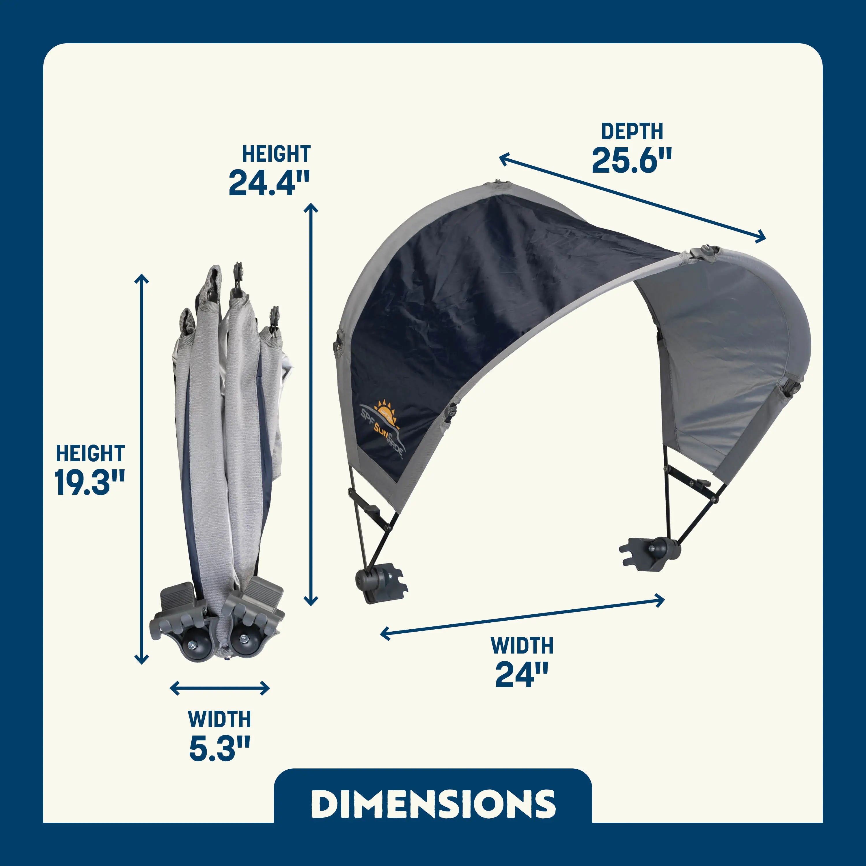 GCI Outdoor Universal Chair Clip on SunShade Accessory - OVERLANDERS Outfitter