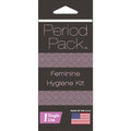 Alpenglow Readiness Supply Period Pack for outdoor use, featuring essential items for menstrual care in a compact design.