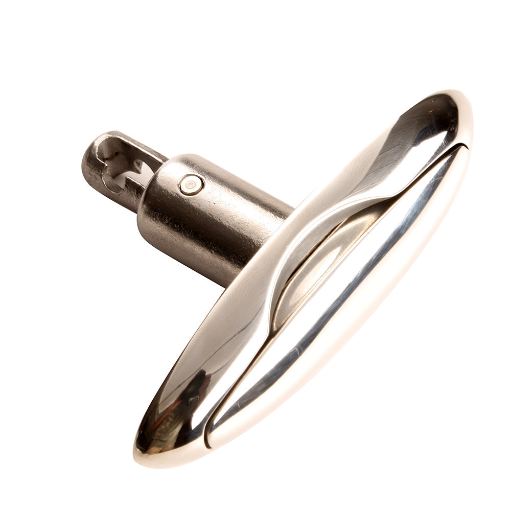 Attwood Fender Cleat by Wake World Parts, 3-1/2 inch marine cleat for boat fenders, shown in a close-up image.