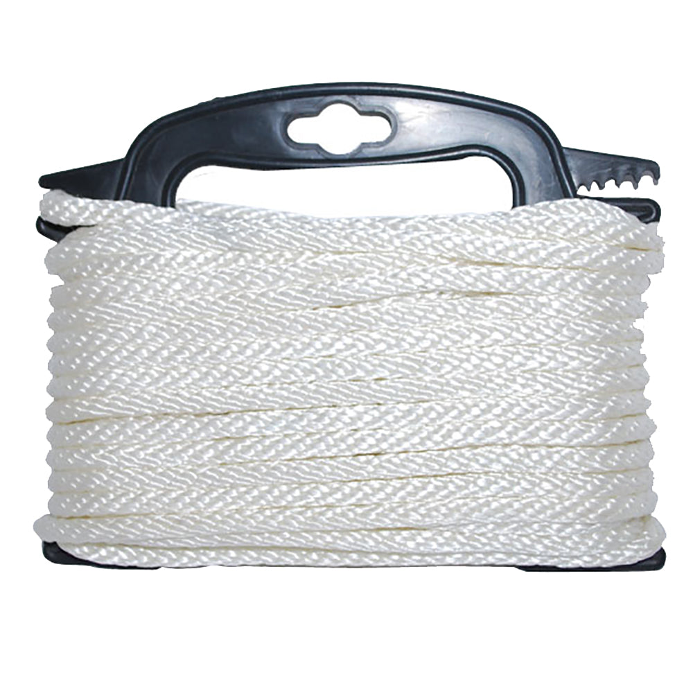 Attwood Braided Nylon Rope - 3/16" x 100' - White [117553-7] - OVERLANDERS Outfitter