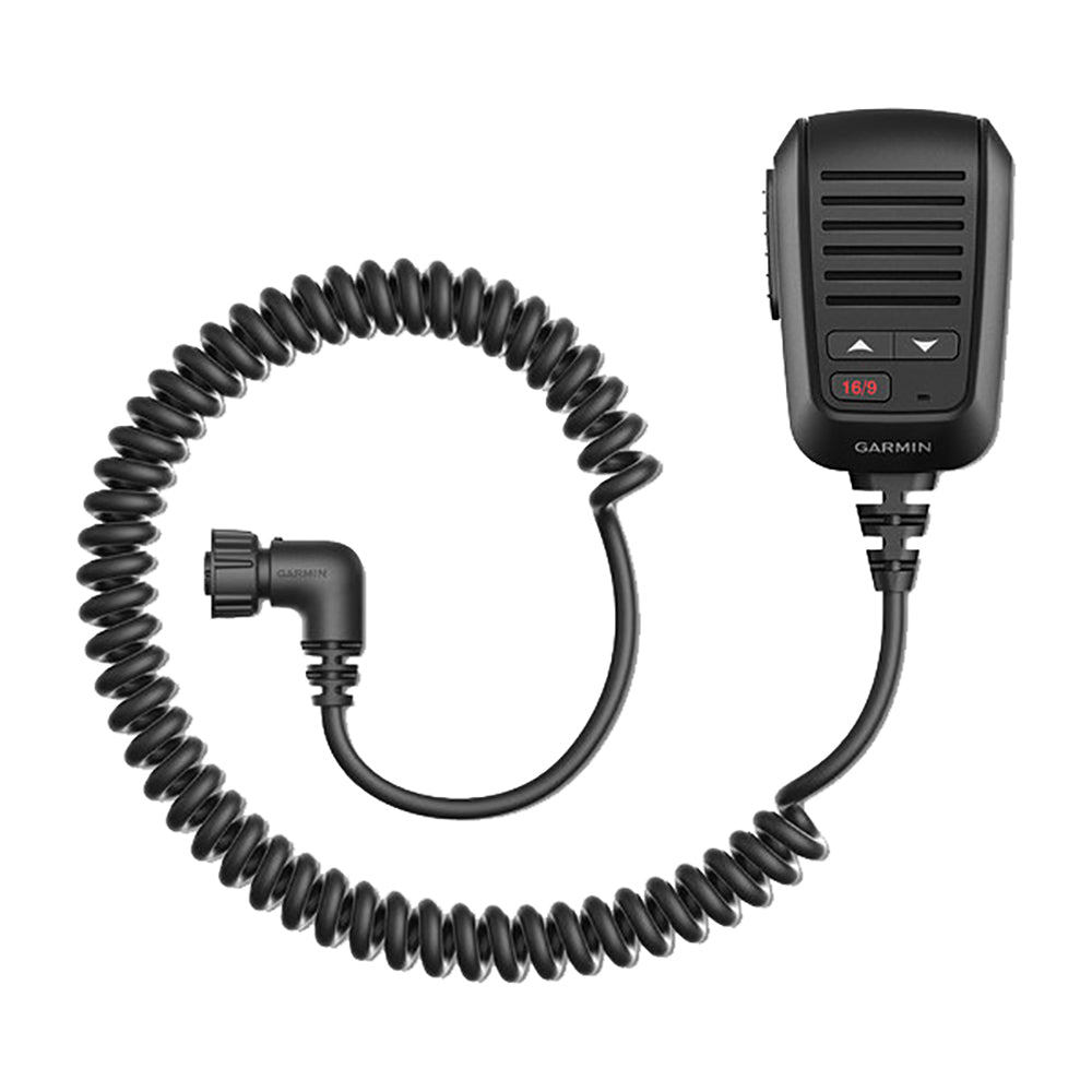 Garmin Fist Microphone for VHF 210/215 radio, accessory for marine communication, with Wake World Parts branding and model 67619XL.