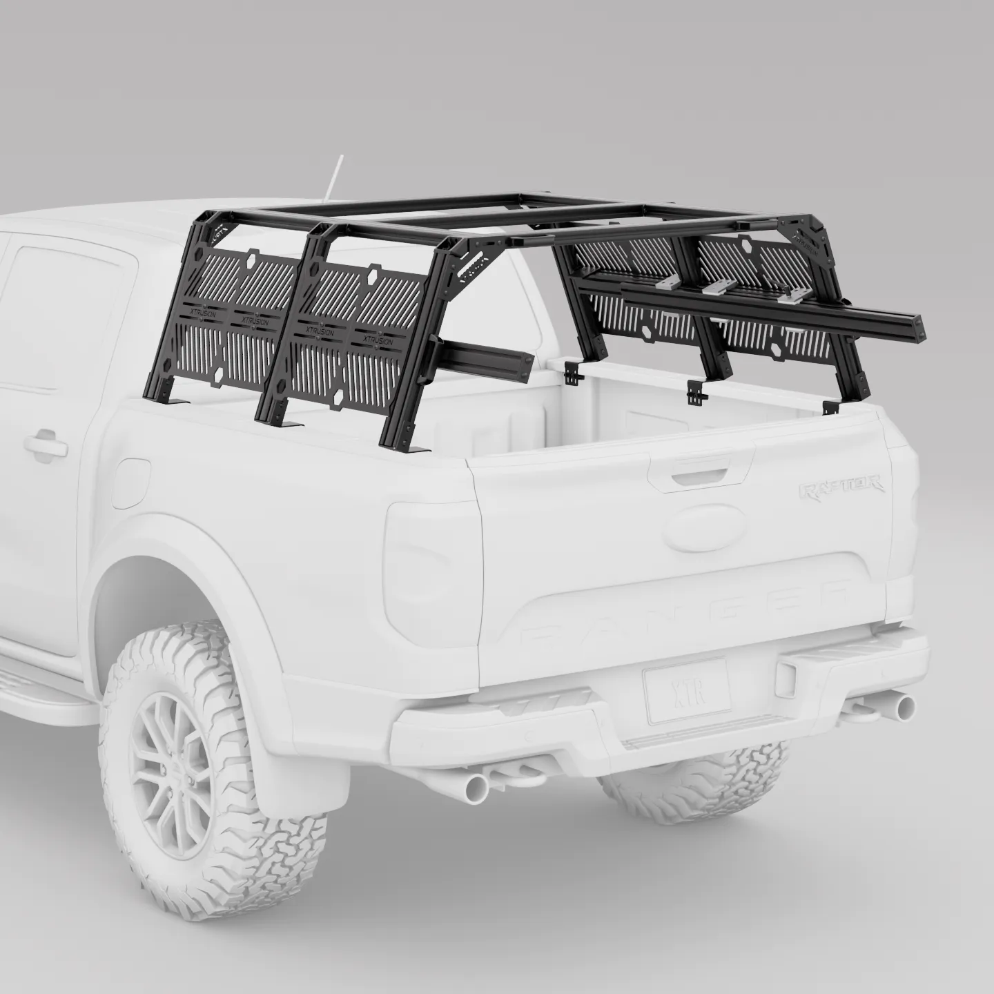 Ford Ranger Pickup Truck Pre-configured XTR3 Bed Rack + MOLLE Packages - OVERLANDERS Outfitter