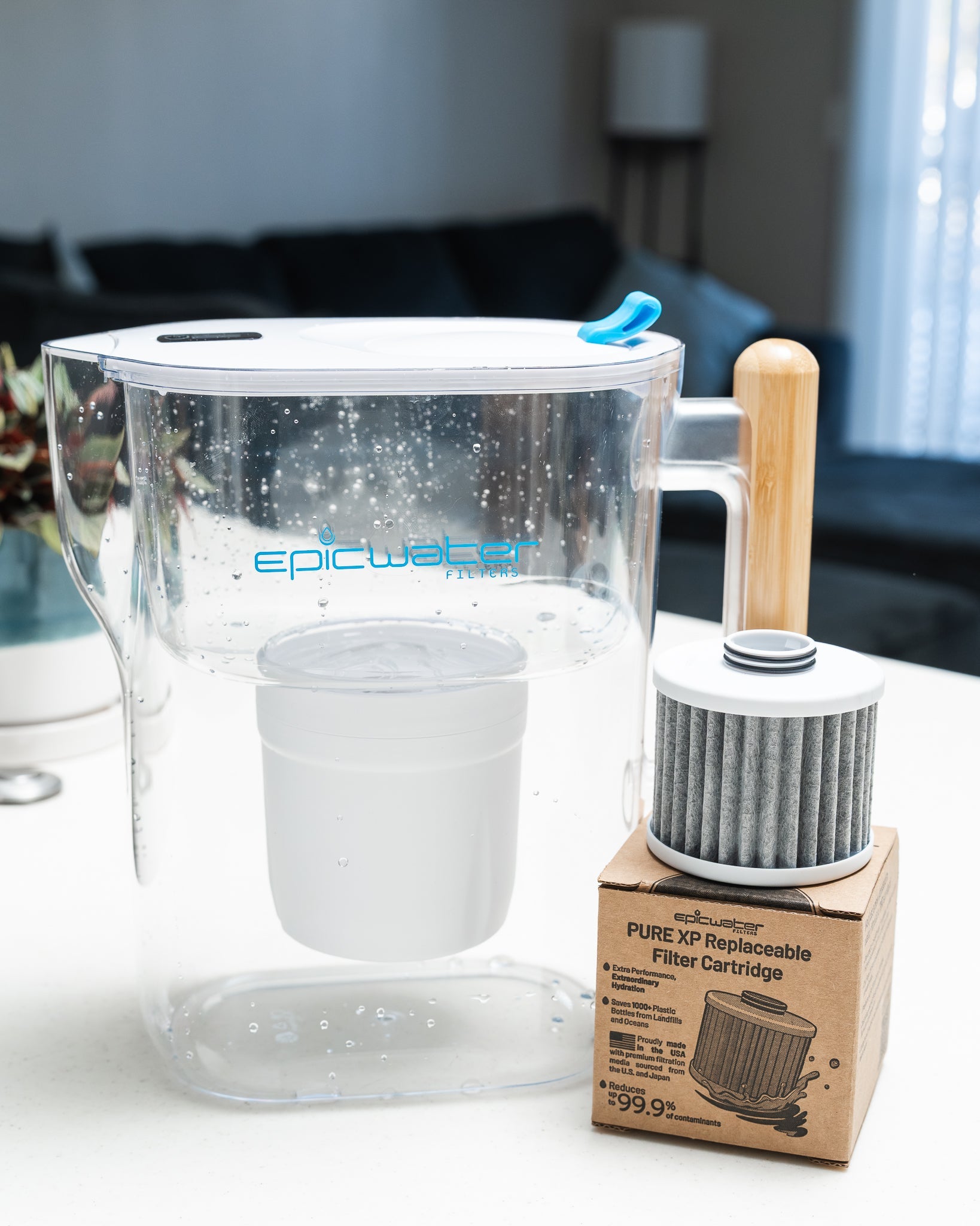 Pure XP Pitcher | Reduces Fluoride, PFAS, & Parasites - OVERLANDERS Outfitter