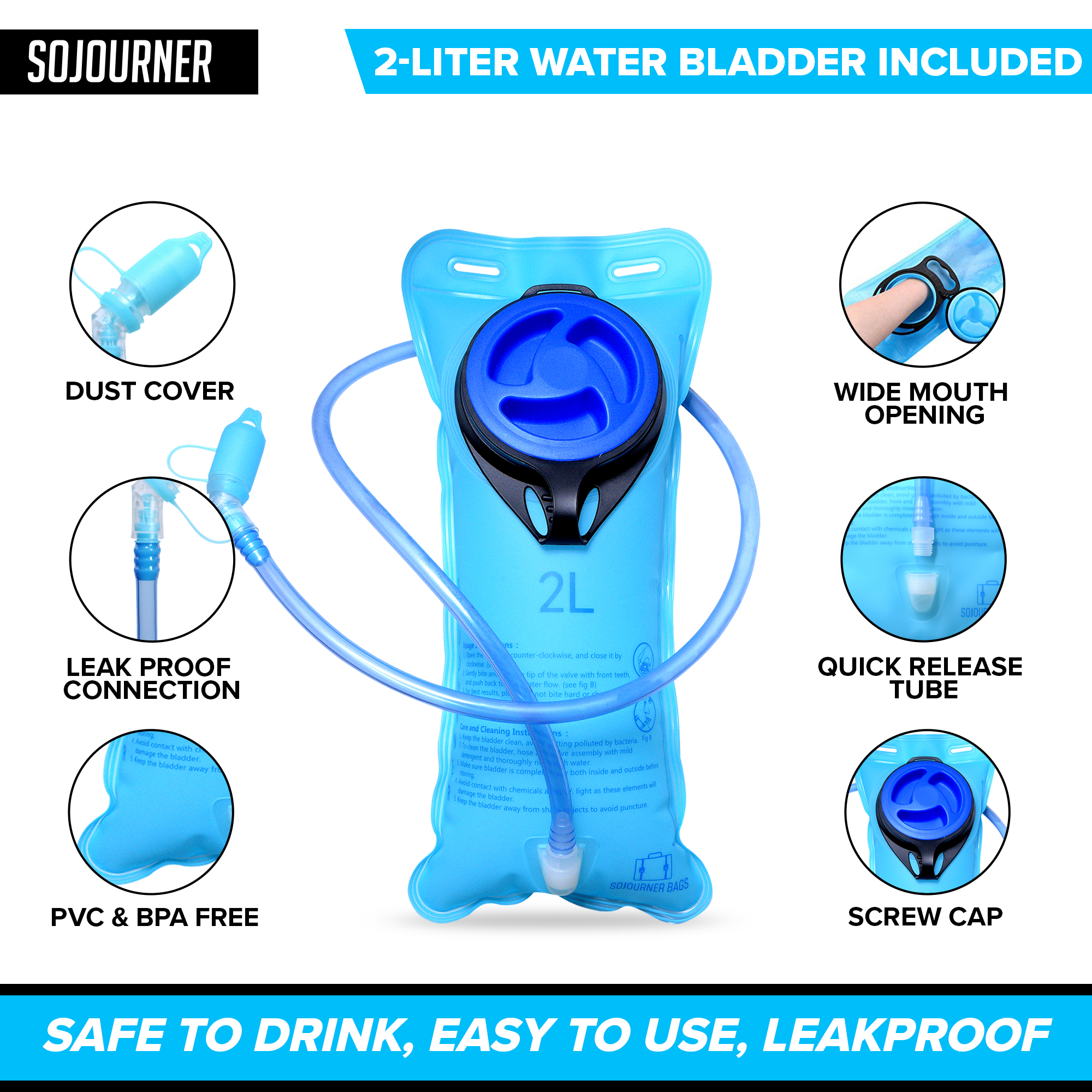 Hydration Pack Backpack (Medium) - OVERLANDERS Outfitter