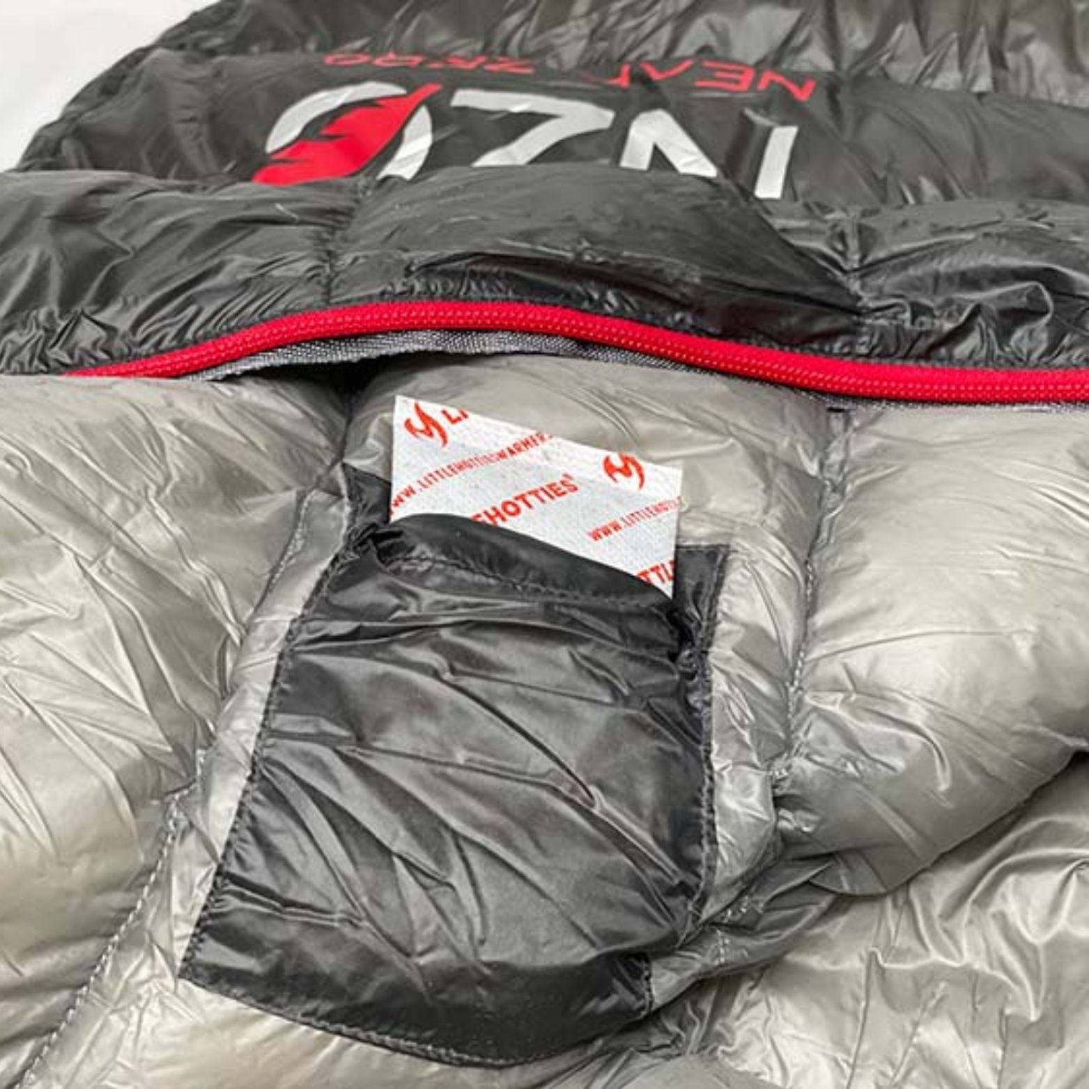 NZ 20 Mummy Sleeping Bag by Near Zero Outdoor Gear in a cozy, compact design, ideal for outdoor camping and backpacking.