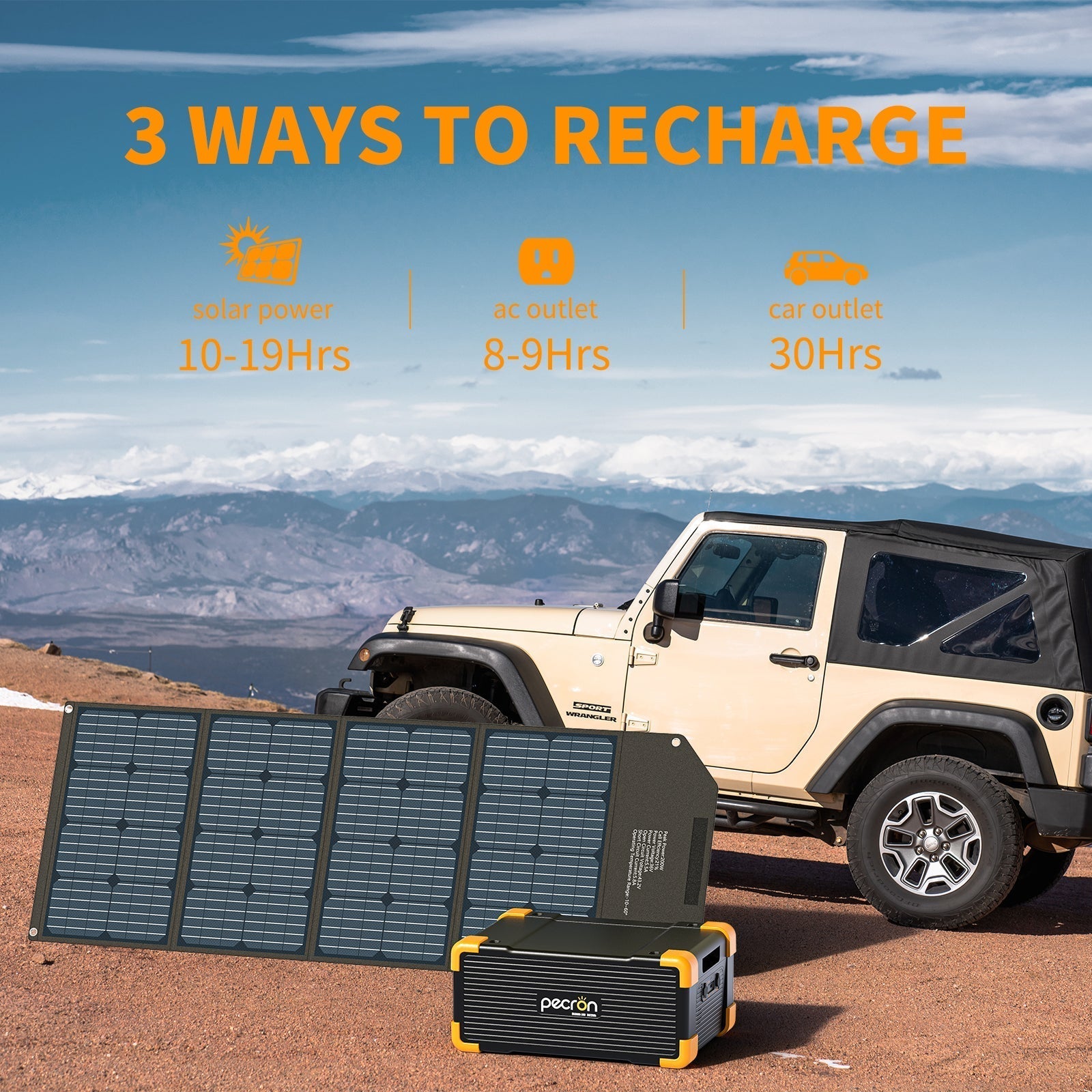 PECRON EB3000-24V Expansion Battery 3072Wh for E2000LFP ONLY - We The Collective