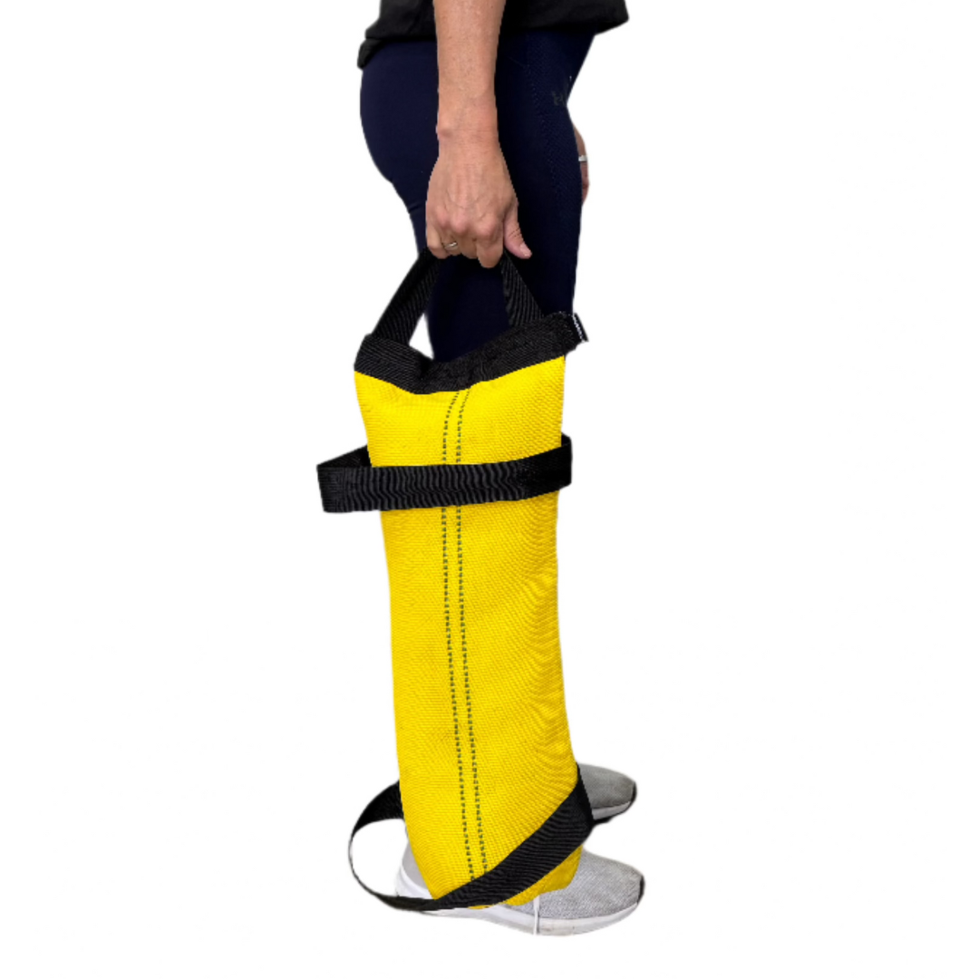 Recycled Firefighter Workout Battle Bag Spark Starter with adjustable straps and durable design for fitness training and gym use.