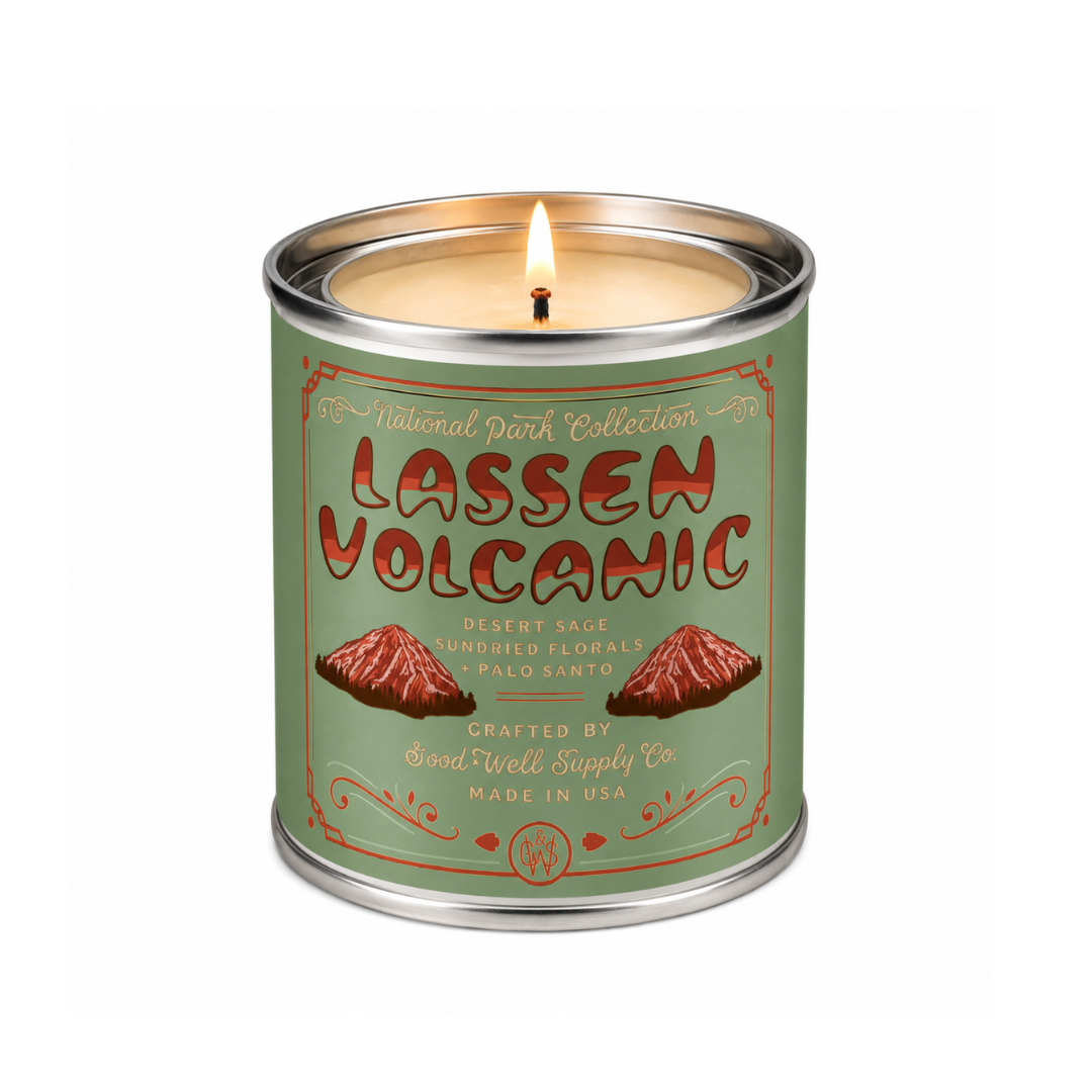 Lassen Volcanic National Park Candle - OVERLANDERS Outfitter