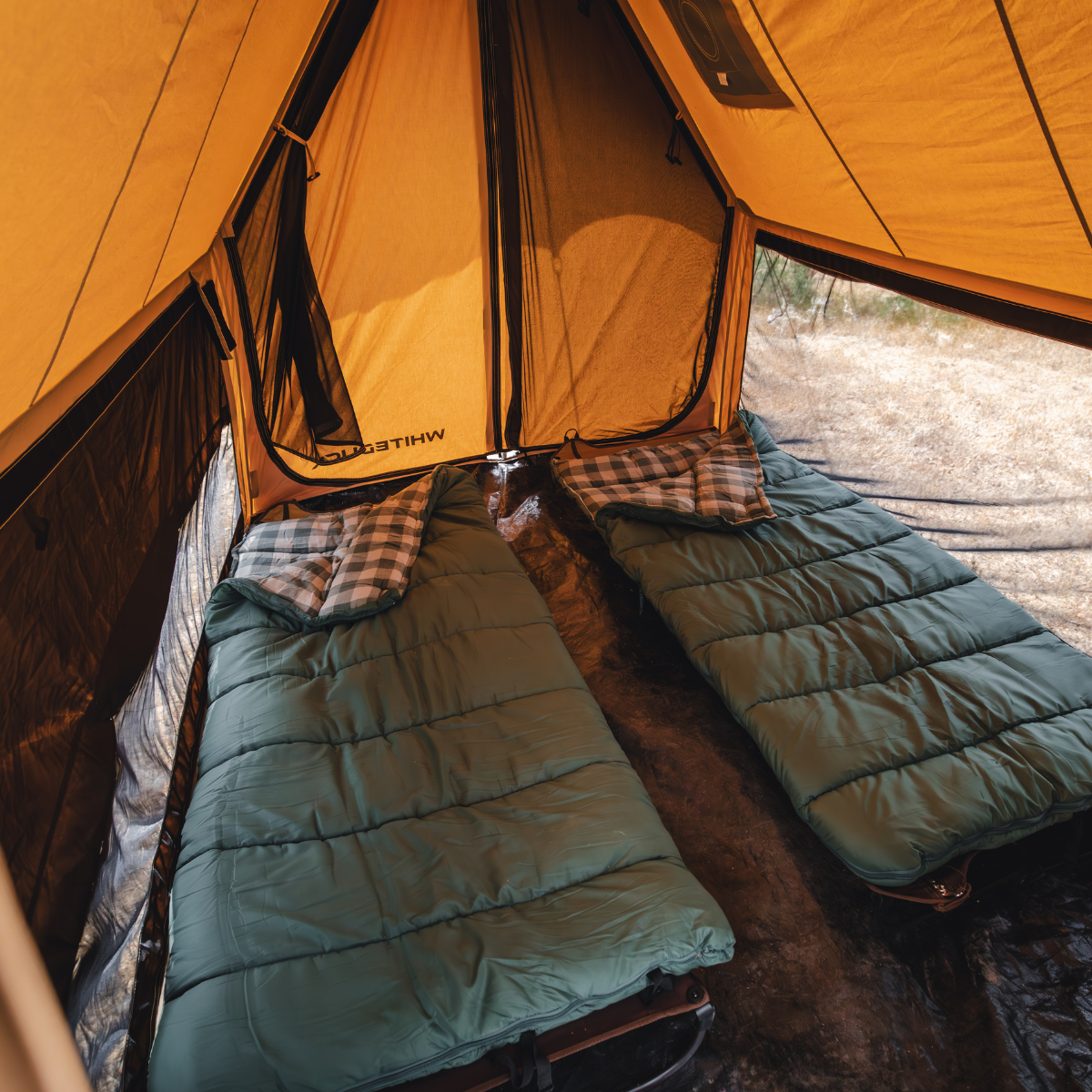 White Duck Outdoors Rover Scout Tent, 6x8 feet, lightweight and durable outdoor camping tent with window and rainfly.