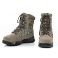 Realtree Edge lace-up hunting boots by DSG OUTERWEAR with 600-gram insulation and rugged design for outdoor activity.