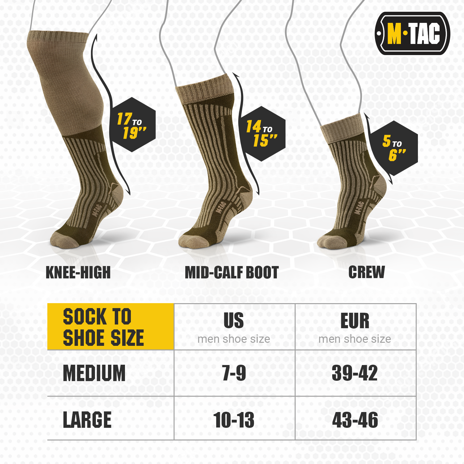 M-Tac Crew Socks (Set of 2) - We The Collective