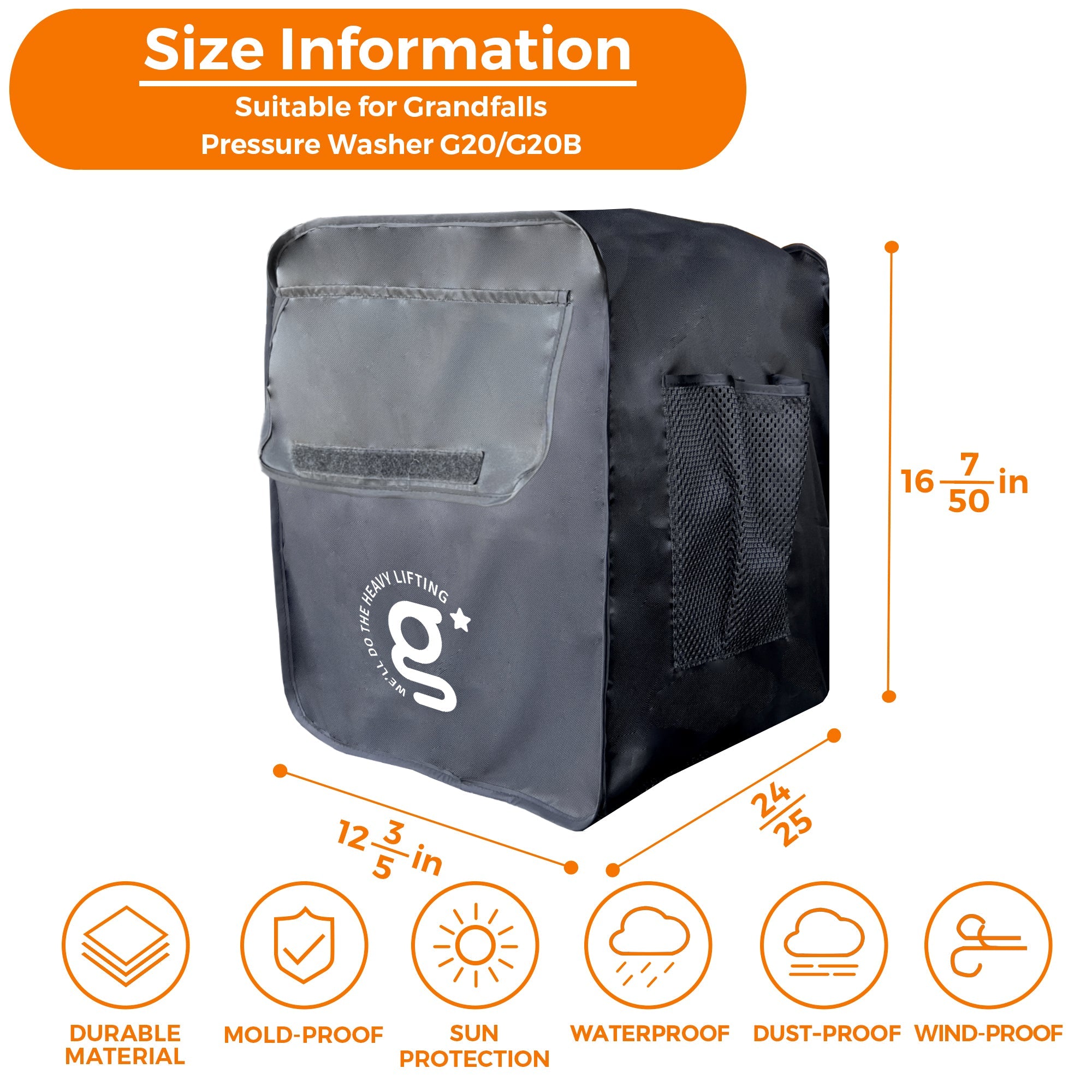 Grandfalls Retractable Pressure Washer Cover - OVERLANDERS Outfitter