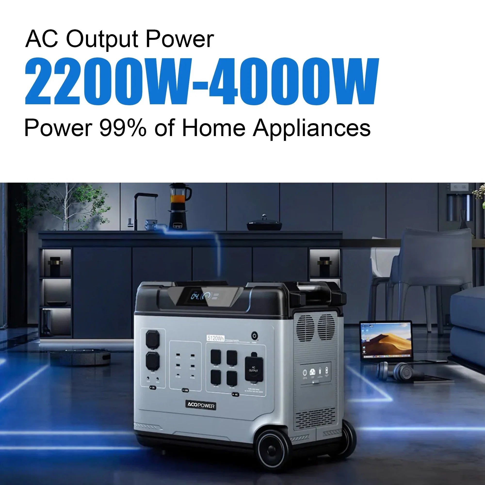 P5000 Portable Power Station 5120Wh/2200W - We The Collective