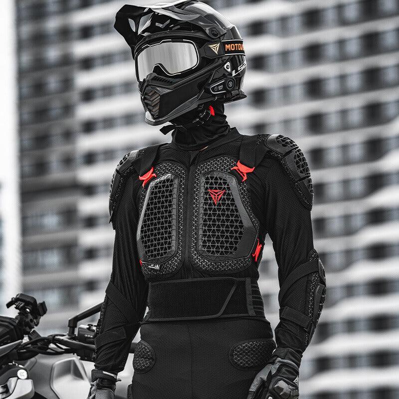 Bean's Moto Booth MOTOWOLF™ motorcycle tactical armor jacket with protective padding and rugged design, suitable for motorcycle riding.