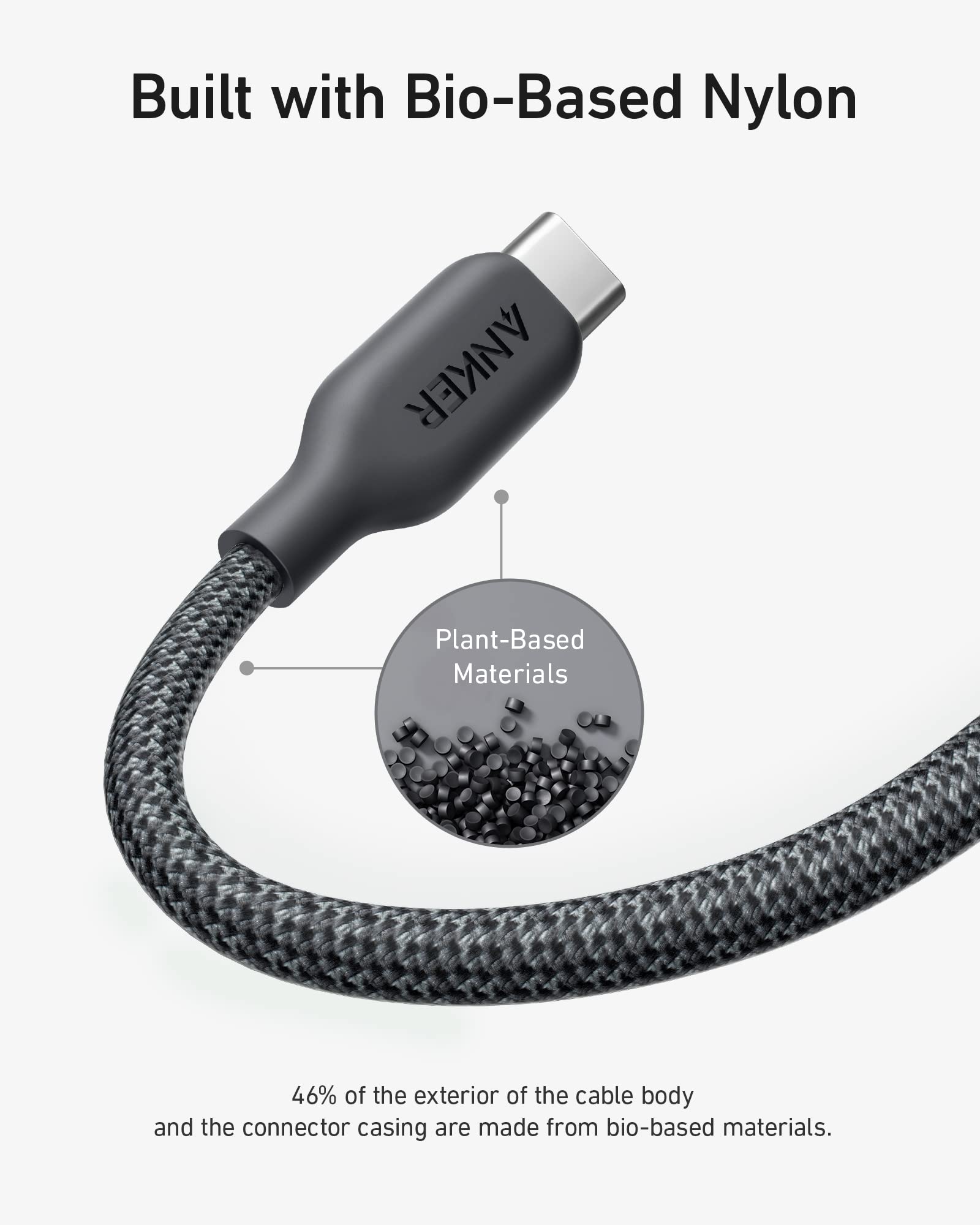 Anker <b>543</b> USB C to USB C Cable (240W, 10 ft) - We The Collective